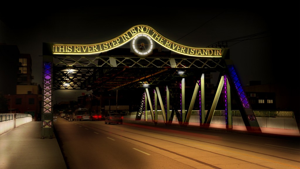 Riverside Bridge - Artist Mock-up -Paul Boken 2014