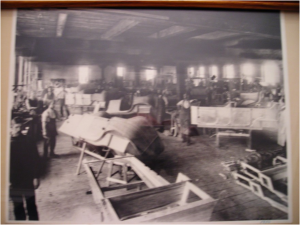 Picture2. An inside look at Conboy Carriage Company’s Shop Floor, 1910
