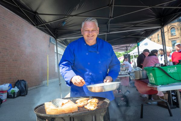 Chef Scott at the Toronto Food Tours Culinary Tent on Broadview (credit: PAWELECphoto)