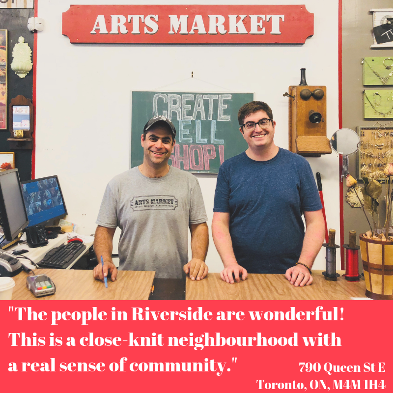 Riverside artsmarket-owner