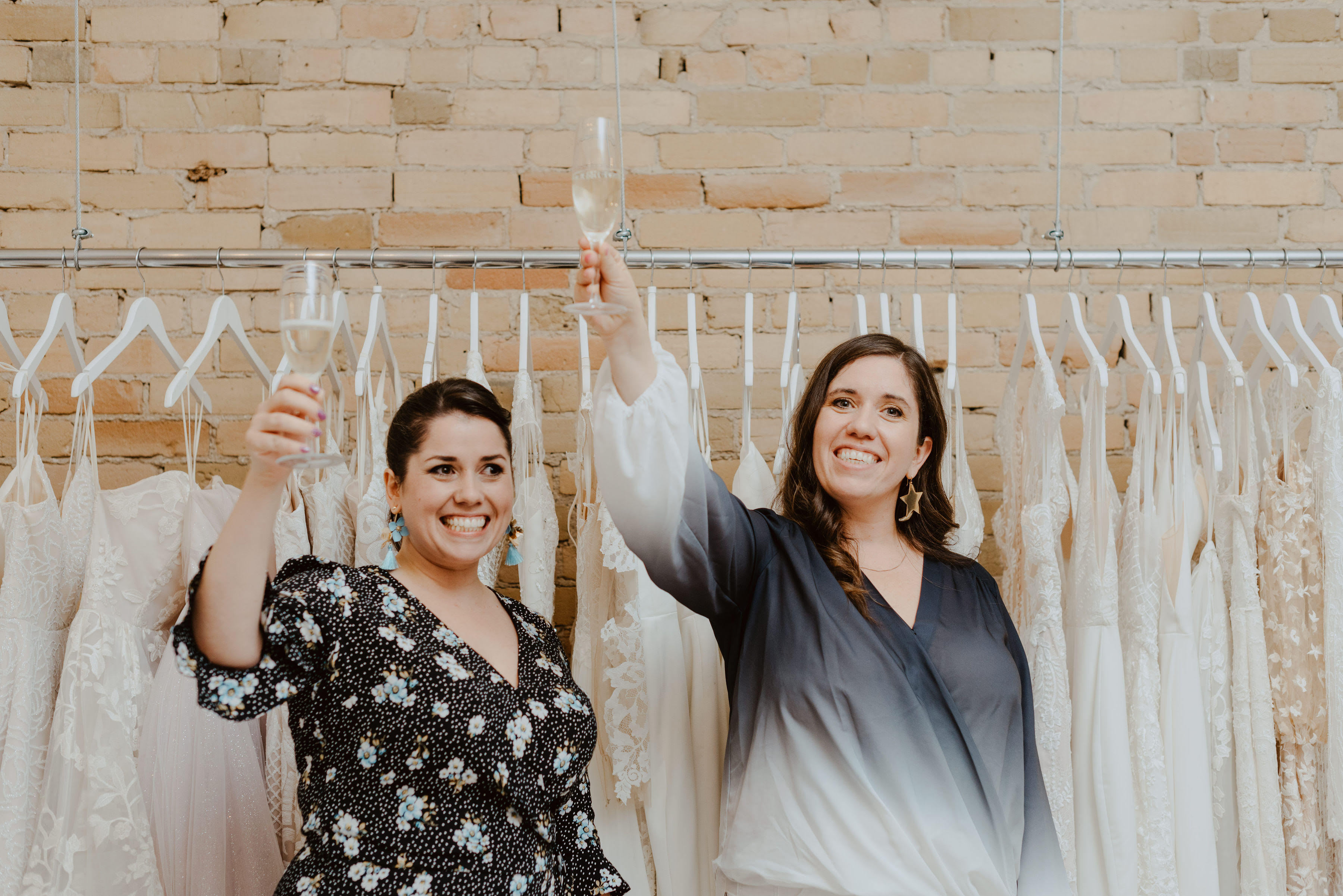 Sash and Bustle Bridal Boutique Owners, Vanessa and Andrea Dineen, Riverside Toronto