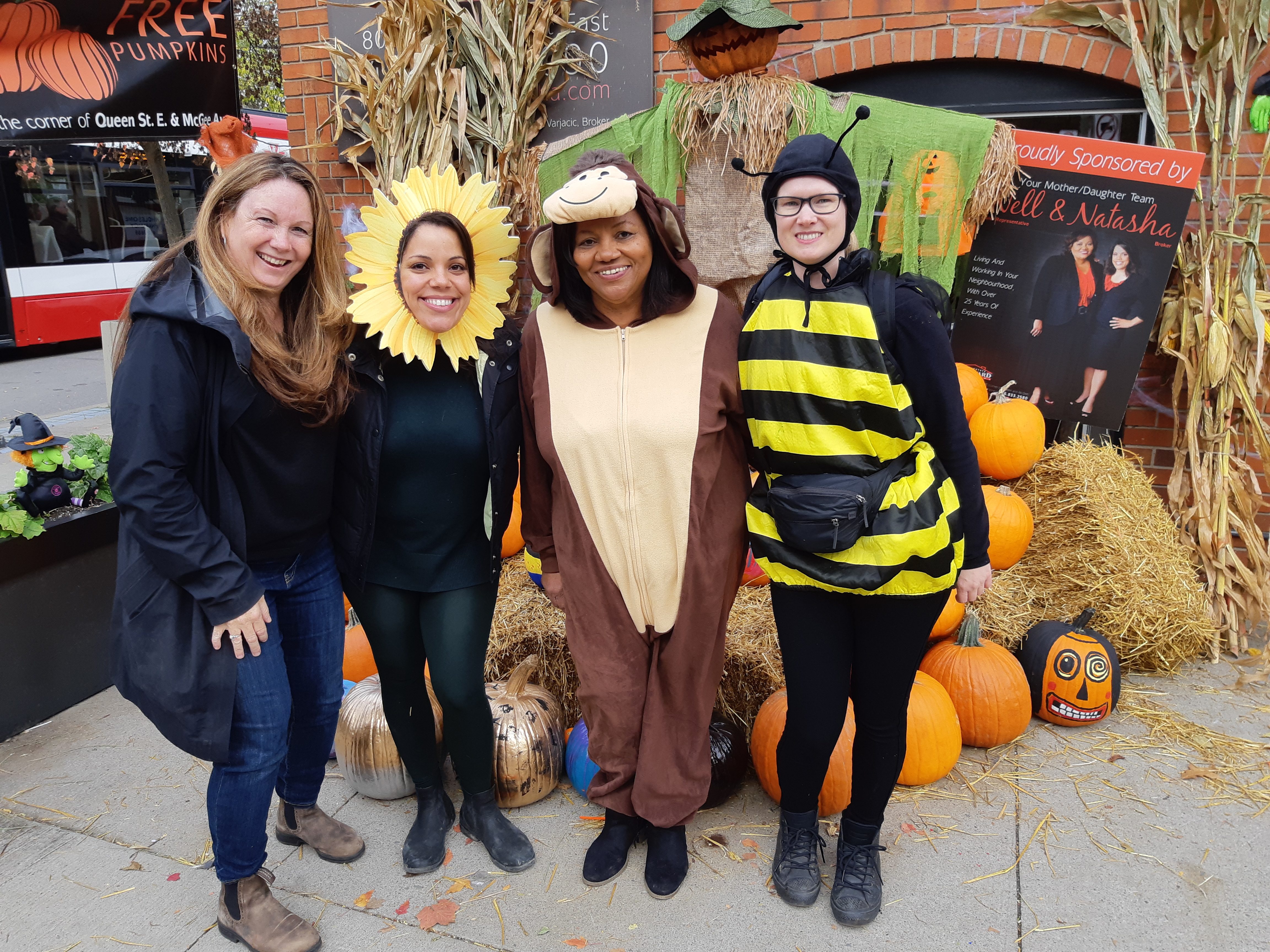Riverside Halloween organizers Nell and Natasha, Jimmie Simpson Rec Centre and Riverside BIA, 2019