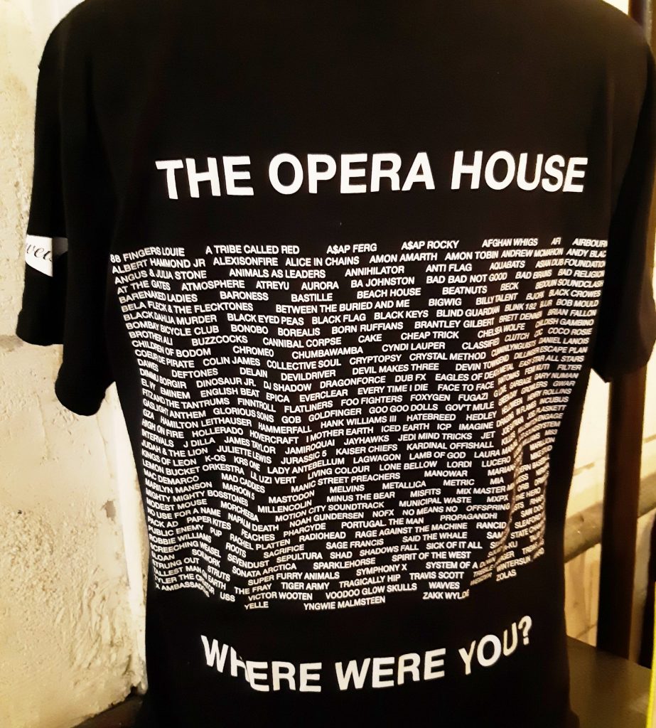 The Opera House-30 years tshirt-Riverside, Toronto