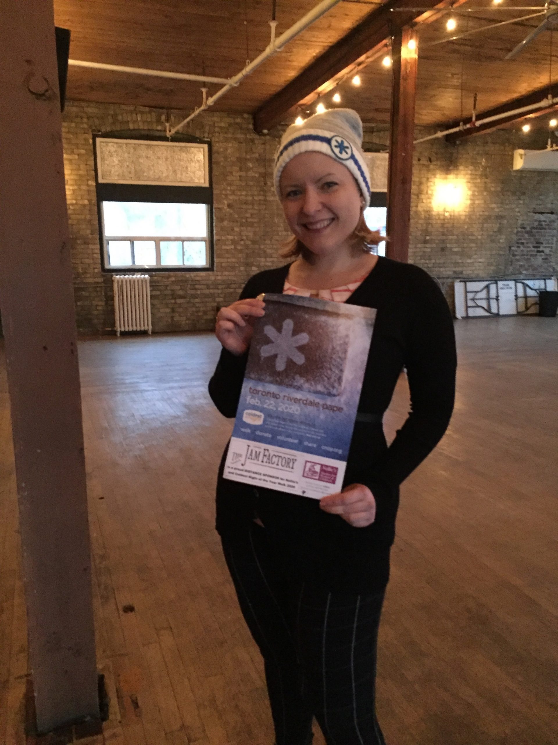 Jam Factory T.O. is supporting Nellie's Coldest Night of the Year Walk, Riverside, Toronto