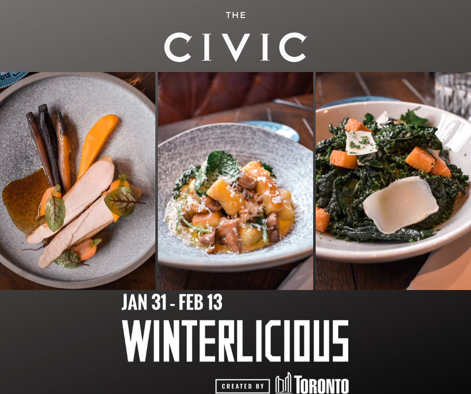 Picture of up comming winterlicious event at The Civic