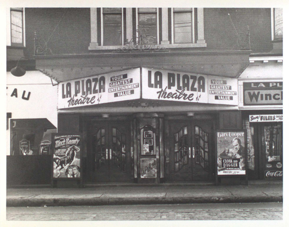 La Plaza Theatre in October, 1963