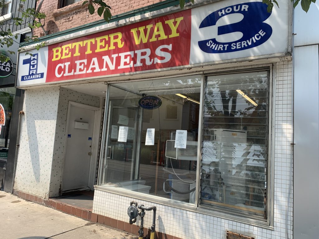 Photo of Better Way Cleaners storefront in 2021